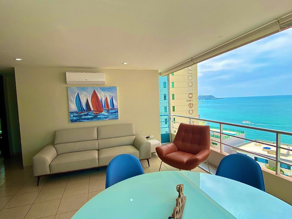Comodo Apartamento Con Vista Al Mar. Salinas  Buitenkant foto