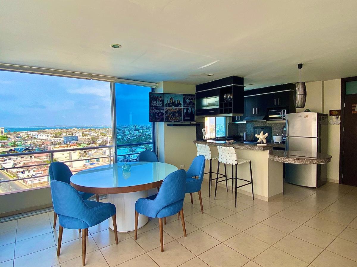 Comodo Apartamento Con Vista Al Mar. Salinas  Buitenkant foto